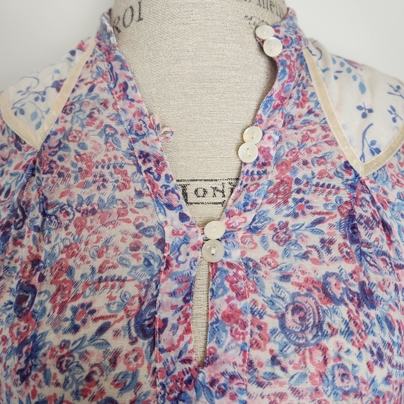 PHOOL Gauze Cotton Floral Maxi Dress - Picture 11 of 14